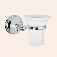 TW Harmony TWHA109cr 109, подвесной cтакан, керамический (белый), цвет держателя: хром, купить  в интернет-магазине Сквирел