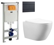 OLI  Промо комплект №58 Сет  инсталляция+унитаз+клавиша+сиденье