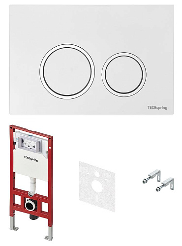 TECE base 2.0 S401103 Инсталляция для унитаза, с клавишей