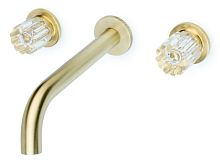 Смеситель из стены Boheme ELEGANTE 152-2-MG-EL золотой матовый Смеситель из стены Boheme ELEGANTE 152-2-MG-EL золотой матовый