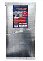 Solid  Подложка-гармошка ламин. c пароизоляцией, нахлестом и скотчем 1000×500×3мм, оранж/ уп.10м2/ ТМ Солид подложка для ПВХ