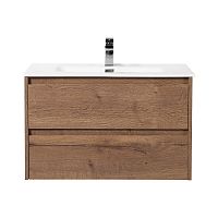 BelBagno KRAFT-800-2C-SO-RT База под раковину 80х46 см, подвесная, Rovere Tabacco (дуб табачный)