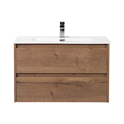 BelBagno KRAFT-800-2C-SO-RT База под раковину 80х46 см, подвесная, Rovere Tabacco (дуб табачный) купить  в интернет-магазине Сквирел