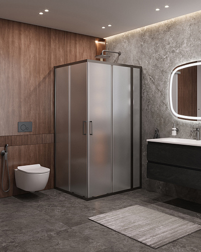 Cezares MOLVENO MOLVENO-AH-21-90+20-P-GM Душевой уголок