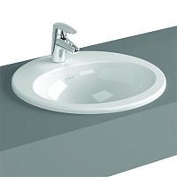 Vitra 5467B003-0001 S20 Раковина встраиваемая сверху 50 см, c переливом, белая