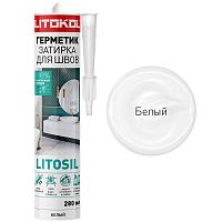 LITOKOL LITOSIL белый Силиконовый герметик-затирка