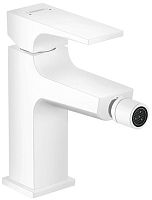Hansgrohe 32520700 Metropol Смеситель для биде, со сливным клапаном Push-Open, матовый белый