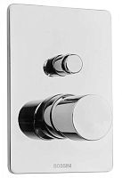Bossini Z00006.030Oki Смеситель для душа, встраиваемый, внешняя часть, хром
