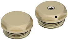 Сунержа 022-1201-0000 Спускной клапан/заглушка d 25 мм / G 1/2" НР / 2 шт., матовая шампань