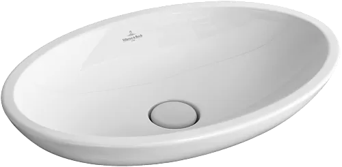 Villeroy & Boch 515111R2 Loop&Friends Раковина на столешницу 63х43 см, ярко-белый (Star White) CeramicPlus