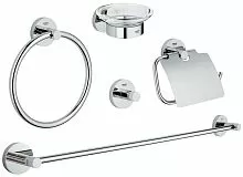 Grohe Essentials 40344001 набор аксессуаров (5 предметов) купить  в интернет-магазине Сквирел