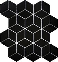Bonaparte Керамическая мозаика Landa Black (matt) Мозаика купить в интернет-магазине Сквирел