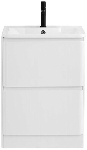 BelBagno ALBANO-700-2C-PIA-BL База под раковину 70х45 см, напольная, Bianco Lucido (белый глянец) купить  в интернет-магазине Сквирел
