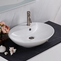 BelBagno BB1370 Раковина накладная керамическая, белая