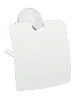 Bemeta 104112014 White Держатель для туалетной бумаги с крышкой 15.5 см, белый купить  в интернет-магазине Сквирел