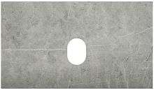 BelBagno KEP-80-MGL-W0 Marmo Столешница 80 см из керамогранита, Grigio Lucido (серый глянец)