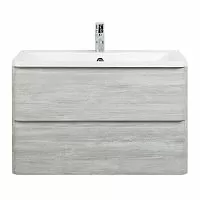 BelBagno ALBANO-1000-2C-SO-RVB База под раковину 100х45 см, подвесная, Rovere Vintage Bianco (белый дуб Vintage) купить  в интернет-магазине Сквирел