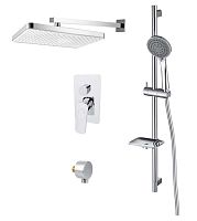 Aquatek AQ1074CR Вега Комплект для ванной Set 4 в 1 (AQ1046CR + AQ2081CR + AQ2454CR + AQ2011CR), хром