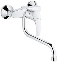 Grohe 32224002 Eurosmart New Смеситель для мойки, настенный, хром