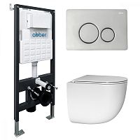 Abber BEQUEM AC1132TC-AC0105-AC0121 Инсталляция с подвесным унитазом