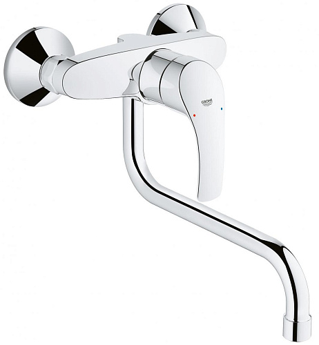 Grohe 32224002 Eurosmart New Смеситель для мойки, настенный, хром
