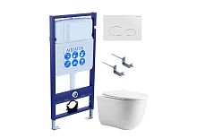 Aquatek КЛАССИК AQUATEK SET AQUATEK КЛАССИК-071 4в1 Комплект: Унитаз, Инсталляция, Кнопка смыва