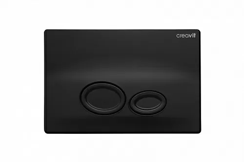 Creavit GP2002.01 Drop Панель смыва для унитаза, накладная, черный матовый