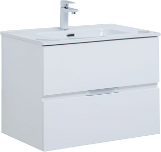 Aquanet 00303909 Алвита New Тумба под раковину, подвесная, 70х46 см, белая