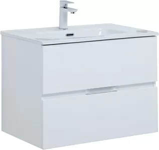 Aquanet 00303909 Алвита New Тумба под раковину, подвесная, 70х46 см, белая