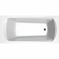 Ravak 70508015 Set Domino Plus: Ванна 170х75 см, жесткая рама, передняя панель, крепление, сточный комплект хром, белая