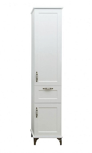 Эстет ФР-00002158 Bali Classic Шкаф-пенал 42х200 см R, напольный, белый купить  в интернет-магазине Сквирел