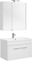 Aquanet 00287684 Августа Комплект мебели для ванной комнаты, белый
