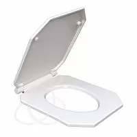 Caprigo G-007 Tempo-47 Крышка-сиденье для унитаза, микролифт, белое