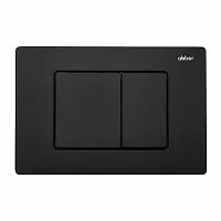 Кнопка смыва ABBER AC0120MB черная матовая
