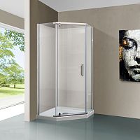 Vincea VSP-1S900CL Stresa Душевой уголок 90х90 см, профиль хром/стекло прозрачное