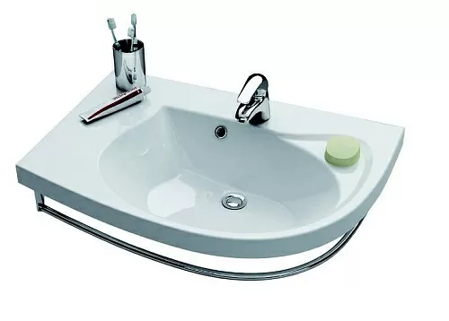 Ravak XJ8L1100000 Rosa Comfort L Раковиная с полотенцедержателем 78х55 см, белый