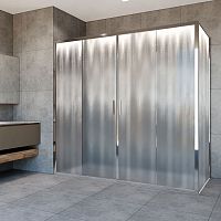 Vincea VSR-1G29019CH Garda Душевой уголок 190х90 см, профиль хром/стекло шиншилла