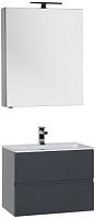 Aquanet 00184580 Алвита Комплект мебели для ванной комнаты, серый