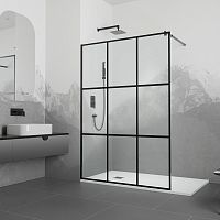 RGW 411011114-84 Walk In WA-111B Перегородка для душа, профиль черный