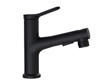 BelBagno BB-LVMD-NERO-W0 Смеситель для раковины, черный матовый