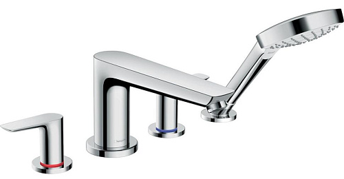 Hansgrohe 71748000 Talis E Смеситель на край ванны, на 4 отверстия, хром