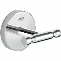 Grohe 40461001 Grohe Bau Cosmopolitan Крючок двойной купить  в интернет-магазине Сквирел