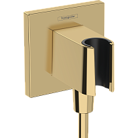 Hansgrohe 26889990 FixFit E Держатель душа полированное золото