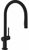 Hansgrohe 72800670 Talis M54 210 Смеситель для кухни, с вытяжным душем, матовый черный