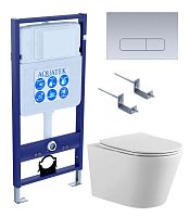 Aquatek Вега SET AQUATEK ВЕГА-1905-014 Комплект: Унитаз, Инсталляция, Кнопка смыва