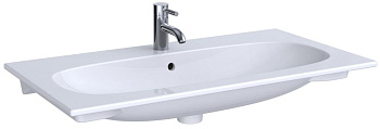 Geberit 500.642.01.2 Acanto Встраиваемая раковина Slim 90х48 см, белая