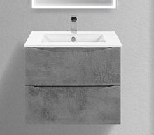 Vincea VMC-2MC600S1BT Mia Slim База под керамическую раковину, 60х40 см, подвесная, Beton (серый)