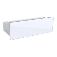 Geberit Acanto 500.617.01.2 Стенная панель 450 x 148 x 160 мм, фронтальная часть: белое стекло корпус: белый