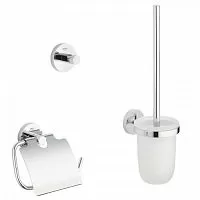 Grohe Essentials 40407001 basic набор аксессуаров купить  в интернет-магазине Сквирел