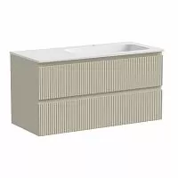 Sancos SNT100RCE Snob T Тумба под раковину 99.5х44.5 см, подвесная, правая, Beige Soft купить  в интернет-магазине Сквирел